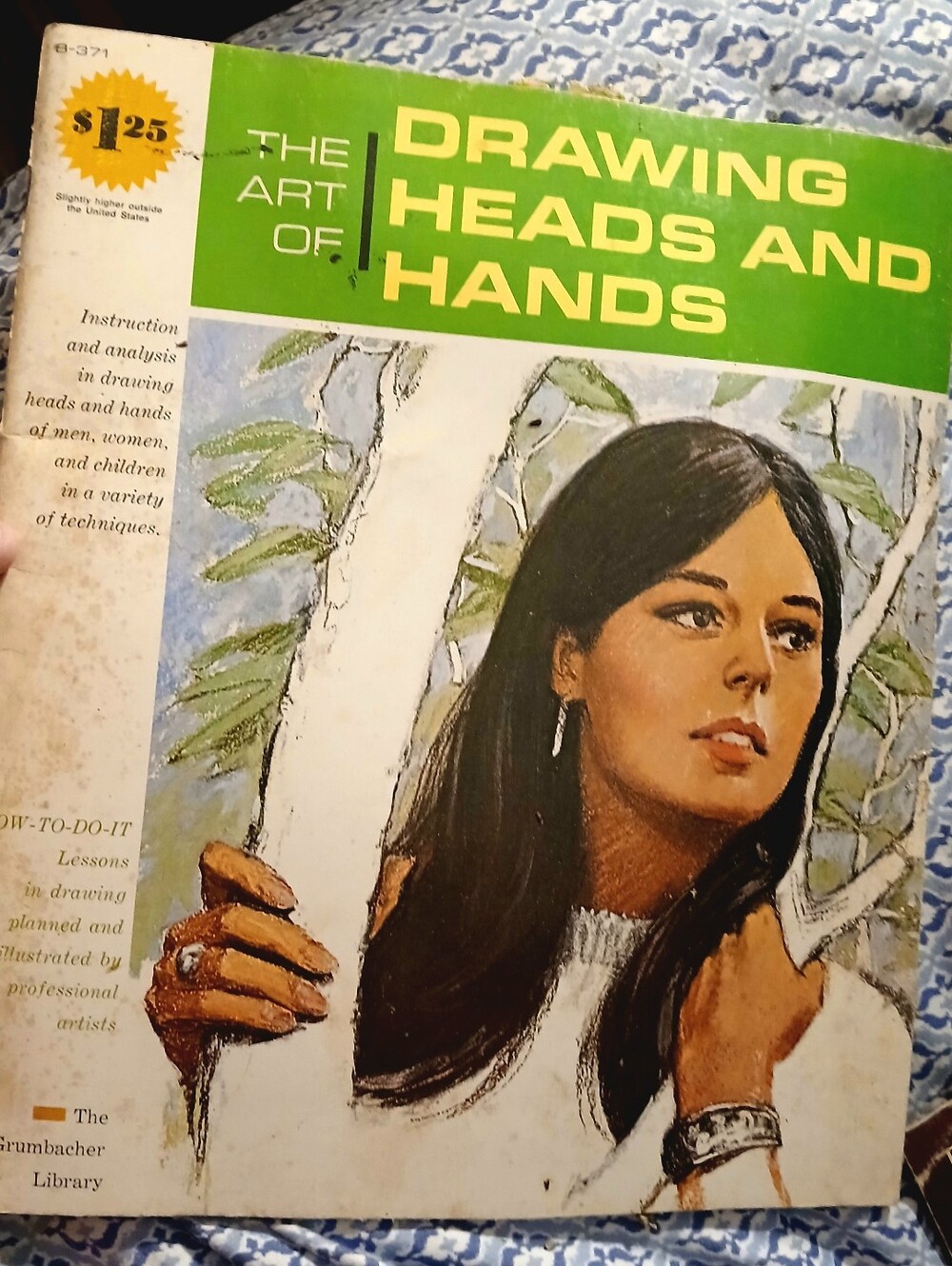 1966 The Art of Drawing Heads & Hands Book - Walter Foster